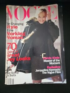 VOGUE Magazine August 1994 KAREN MULDER SCOOP ON SUITS No Label