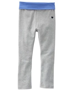 OshKosh B'Gosh Kid Girls' Fold Over Skinny Yoga Pants Size 8 - Picture 1 of 1