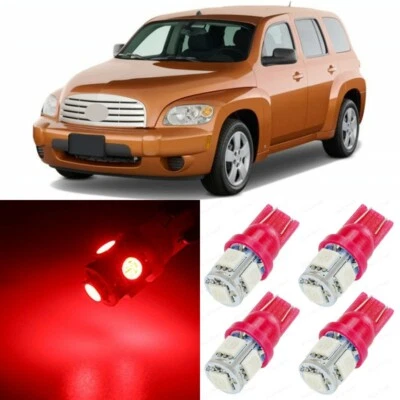 Paquete de 11 luces LED interiores ultra rojas para Chevy HHR 2006-2011 + HERRAMIENTA Foto 1 de 4