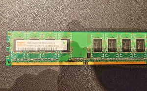 Hynix 1GB 1Rx8 PC2-5300U 555 Desktop RAM  HYMP112U64CP8-Y5  AB - Picture 1 of 3