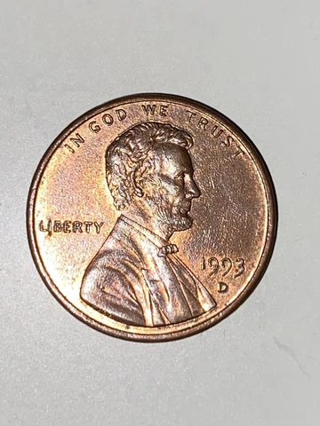 1993 D,1995 D,  1996D , 1997 And 1998 D , Lincoln Penny , Error : Close AM Cover