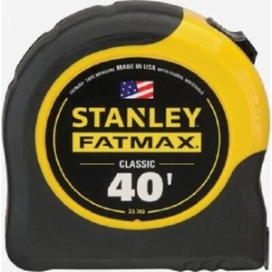 (6)-Stanley SAE FatMax 40' X 1-1/4" Wide Blade Tape Measure 33-740L - Picture 1 of 1