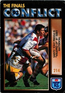 ✺New✺ 1994 ST GEORGE DRAGONS NRL Card TONY PRIDDLE