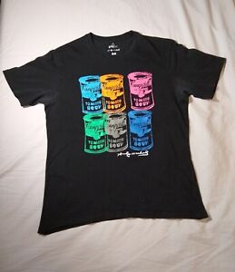 SPRZ NY Uniqlo Andy Warhol t-shirt  Adult M Campbell's Soup pop art tee black