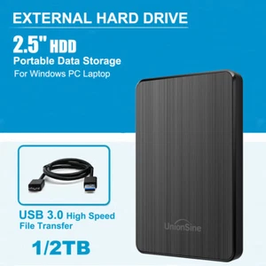 1TB 2TB USB3.0 Tragbar Drive extern Festplatte 5Gbps Highspeed Laptop PC Ps4 HDD - Bild 1 von 12