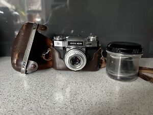 ZEISS IKON CONTESSA L 35mm FILM CAMERA Original CASE With TWO Lenses And More