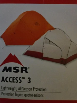 MSR Remote 3-Person Access 3 Tent with Dome Vestibule 4-Season - Image 1 of 2