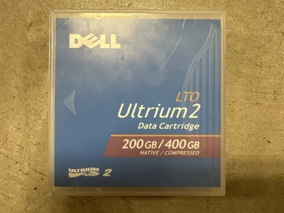 Dell LTO Ultrium Data Cartridge 200GB/400GB- 4pk - Image 1 of 2