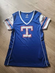 Texas Rangers Genuine Merchandise Shirt Women's Size M MED. GLitter Baseball MLB - Picture 1 of 4