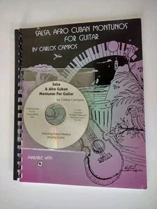 Salsa Afro Cubana Montunos Por Carlos Campos, 1999, Cancionero Partituras + CD - Imagen 1 de 4