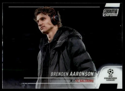2021-22 Stadium Club Chrome UEFA Champions League #15 Brenden Aaronson - Image 1 of 2