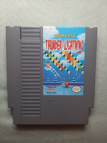 THUNDER & LIGHTNING for Nintendo NES - Very nice label, tested & works well!