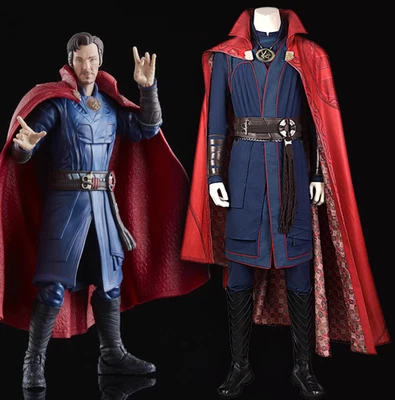 Doctor Strange 2 In Multiverse Of Madness Costume Stephen Cosplay Blue Outfit - Image 1 of 4