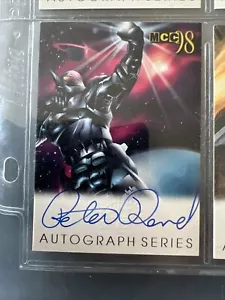 1998 Marvel Creators Collection MCC 98 Peter David- Autograph card Signed - Picture 1 of 2