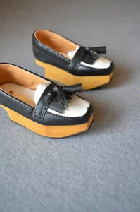 【Tii】1/3 BJD Puppenschuhe Eckig Dicke Sohle Absätze SD16/13 Outfit Super Dollfie DD - Bild 1 von 6