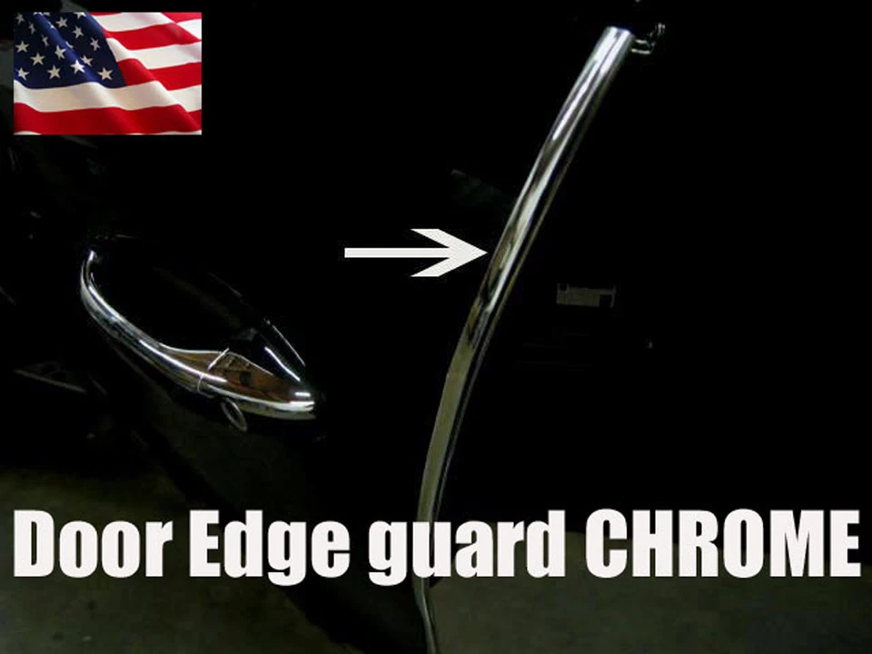 4pcs CHROME Door Edge Guard Trim Molding Car Truck Suv MAZDA4CG - Image 1 of 1