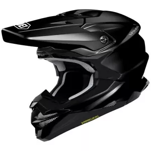 SHOEI VFX EVO BLACK MOTORCYCLE DIRT BIKE MOTOCROSS MX HELMET - Foto 1 di 2
