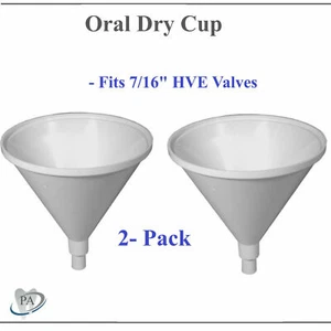 Dental Dry Oral Cup # 8118 DCI 5840 type Cuspidor cup Autoclavable - 2 Pack - Picture 1 of 1