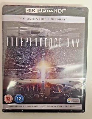 4K UHD BLU-RAY    INDEPENDENCE DAY    BRAND NEW SEALED UK STOCK - Image 1 of 2