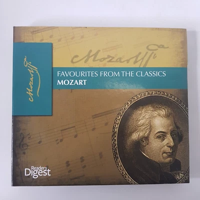 Mozart Favourites Readers Digest 2010 3 Disc Booklet Elegance Dignity Romance CD - Image 1 of 4