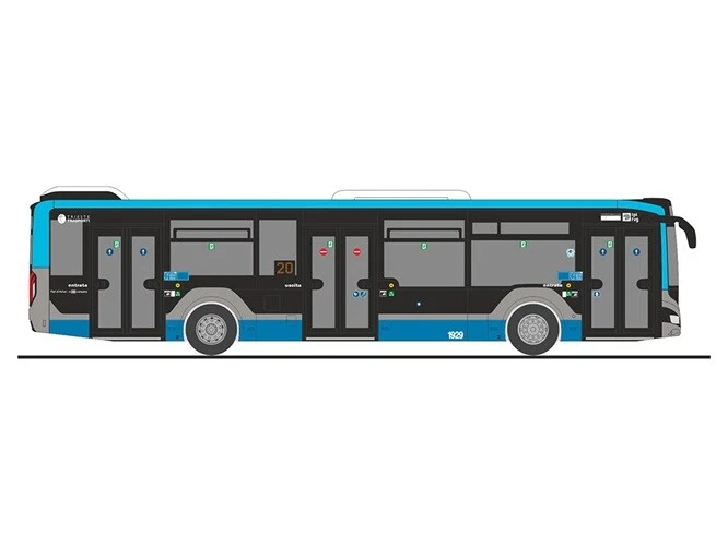 Rietze 75396 - 1/87 MAN Lion'S City 12'18 Trieste Trasporti (IT) - Nuovo - Immagine 1 di 1