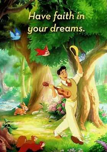 Have Faith In Your Dreams - Disney Princess Mini Poster 7.5x11 - Picture 1 of 1