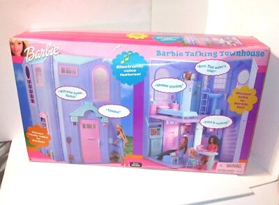 2002 Barbie Talking Townhouse Doll House NIB Brand New Sealed Box Mattel Rare - Image 1 of 4