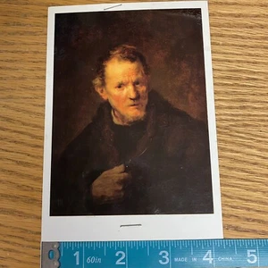 St. Bartholomäus Rembrandt Van Rijn Druck Postkarte Worcester Kunstmuseum laminiert - Bild 1 von 3