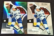 2021-22 Upper Deck Allure Black Rainbow Alex Barre-Boulet Rookie #R-44 Lightning