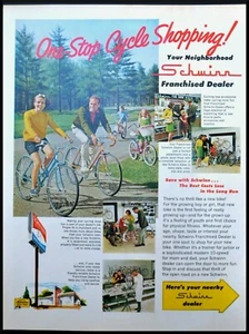 1969 Schwinn Bicycles family cyclers Bike Dealer vintage photo print ad - Picture 1 of 1