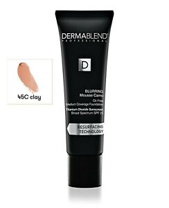 Dermablend Blurring Mousse Camo Camouflage Acne Rosacea Foundation 45C Clay