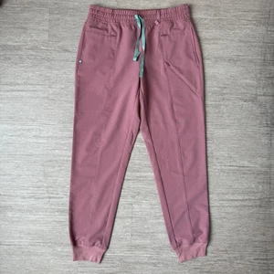 Figs Mineral Mauve Grenelle Jogger Scrub Pants Womens M Zip Pockets Comfy - Picture 1 of 11