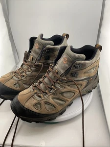 Merrell Pulsate Mid Waterproof Hiking Boots J24749 Mens Size 12 Black/Tan - Picture 1 of 9