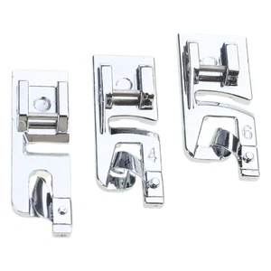 3 Size Narrow Rolled Hem Presser Foot 3/4/6mm Hemming Feet Sewing Supplies - Picture 1 of 8