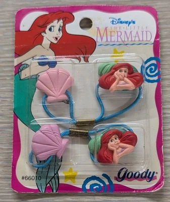 De colección 1992 Goody Disney's The Little Mermaid (2) Twinbead Ponytailers #66010 Foto 1 de 2
