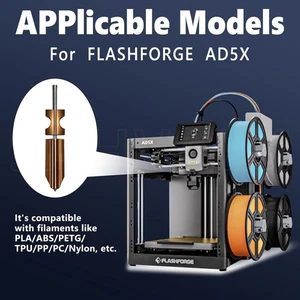 Per Flashforge AD5X Estrusore Ugello Avventuriero Integrato ad Alta Velocità Hotend 3D - Foto 1 di 13
