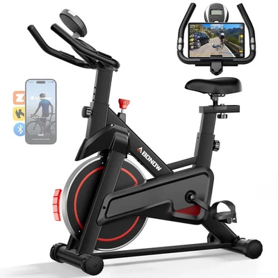 Bicicleta Estática Abonow, Bicicletas Estacionarias de Bajo Ruido para Hogar Freno Ajustable P,.. Foto 1 de 4