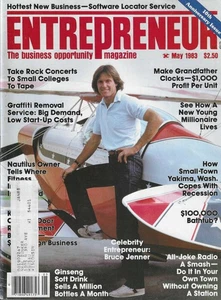 UNTERNEHMER Mai 1983 Geschäftsmöglichkeit Magazin Bruce Jenner Cover - Bild 1 von 1