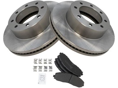 Kit de pastillas de freno delanteras y rotor TRQ 23KY55S para Ford F350 Super Duty 2013-2019 Foto 1 de 2