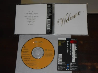 SANTANA Welcome CD Japan 9 tracks Sony SRCS-6319 obi Foto 1 de 2