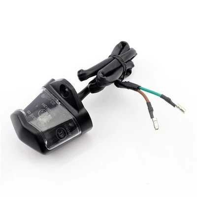 Motorcycle Rear License Plate Light ABS Black Shell Fits Many Motorcycles - Image 1 of 4