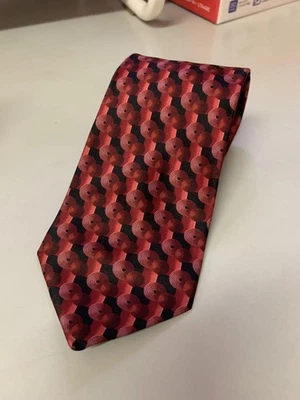 Lanvin Vintage Silk Necktie Made in France 9cm Width Used - Image 1 of 4