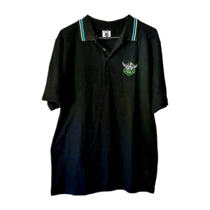 Camisa polo para hombre Canberra Raiders talla S vintage etiqueta vívida logotipo bordado - Imagen 1 de 8
