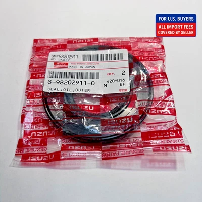 Sello de aceite rueda trasera exterior genuino para ISUZU 4JJ1 8982029110 Foto 1 de 4