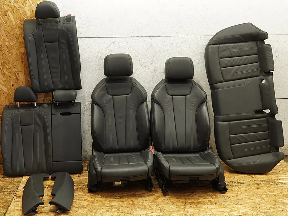 2017 - 2023 Audi A4 B9 Seat Leather Bucket Electric Cushion Front Rear Set Oem - Image 1 of 4