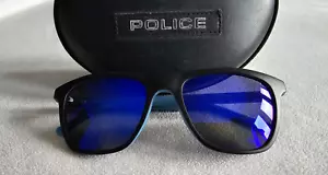 Police Sonnenbrille schwarzes Gestell verspiegelt. HOT 1. Mit Koffer. - Bild 1 von 11