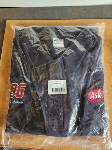 New - NASCAR Bobby Labonte #96 Ask Polo Shirt XL Cover
