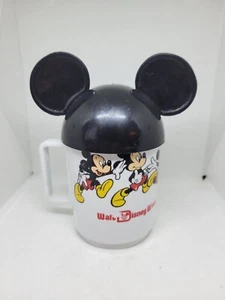 Vintage Walt Disney World Mickey Mouse Cup with Lid - Picture 1 of 6