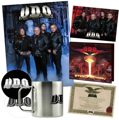 U.D.O. Dirkschneider (ex Accept) - Steelfactory Boxset SIGNED Zertifikat NEU OVP - Bild 1 von 4