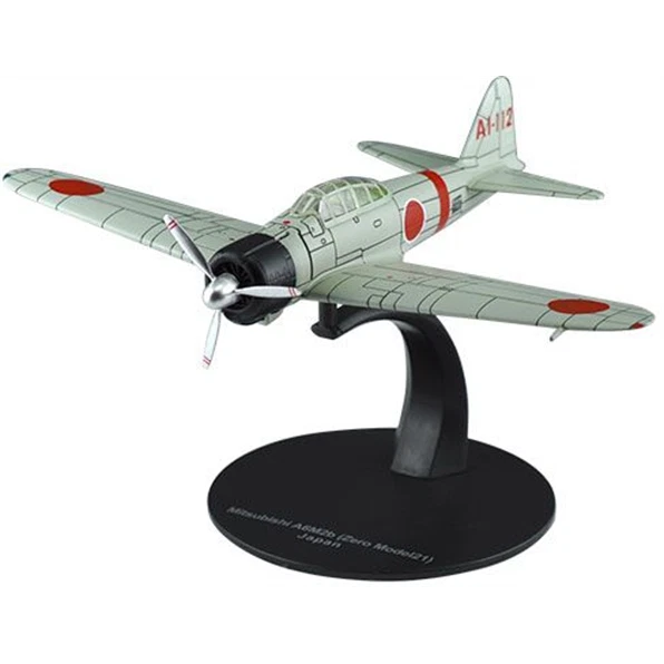 IXO/DEAGOSTINI 1/72 WWII FIGHTER A6M2B ZERO TYPE 0 MODEL 21 ZEKE JAPANESE/JAPAN - Image 1 of 1